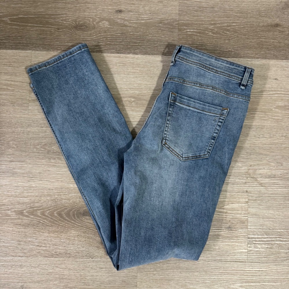 TPJ Slim Fit Jeans Mens 34x34 Blue Distressed JU9T1LICE34-34 Denim